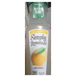 Case of 12- 11.5oz simply lemonade in kitchen