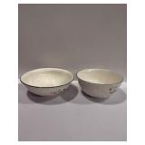 2 Pfaltzgraff winterberry bowls 9inch & 7 1/2