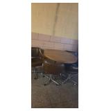 Douglas furniture round laminate top dinning