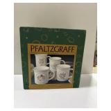 Pfaltzgraff Winterberry 12 Days of Christmas Mugs
