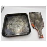 Oh-O-MY baking mix, cake pan and aluminum spoon