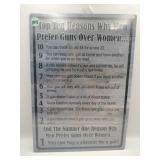 Top 10 reasons why men prefer guns over women
