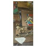 Tiny toys cars ,pez dispenser,  silver plated