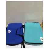 2 16 inch Pyrex casserole dishes with carrying