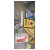 Tape measures,  square , chalk line and more