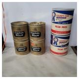 4 Captian black tobacco tins and 2 County fair