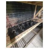 Group of four 48" Swing String guitar wall mounts