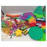 Large group of poppits and fidgets