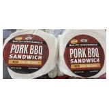 Case of 12 pork bbq sandwiches