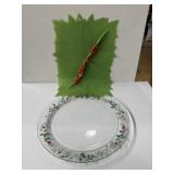 Pfaltzgraff Winterberry Glass Platter large with