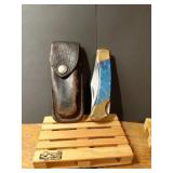 HEAVY DUTY BUCK POCKET KNIVE BLUE PEARLCOMES