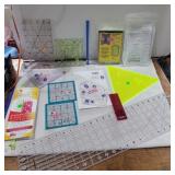 Sewing/quilting templates and rulers