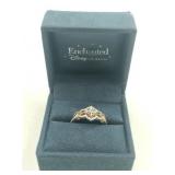 Disney princess ring marked 925/10k size 7.