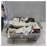 Assorted tassels container with lid