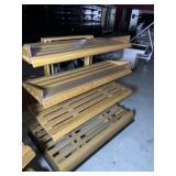 Marco company multi-tier wooden bakery display