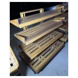 Marco company multi-tier wooden bakery display