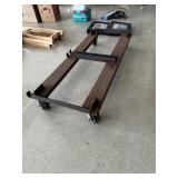 heavy-duty steel industrial cart or utility dolly