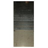 Section of 3 low-profile, heavy-duty metal