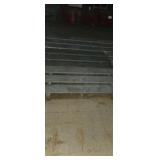 Section of 3 low-profile, heavy-duty metal
