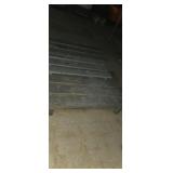 Section of 3 low-profile, heavy-duty metal