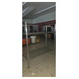 Stainless steel industrial storage rack 6f x2.5