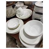 corelle plates, bowls, cups 3 different patterns