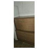 Light wood chest of drawers 4 drawer unbranded