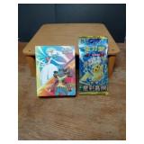 1 PACK OF CHINESE POKEMON1 PORTFOLIO THAT HOLDS