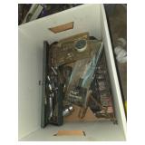 Bit and brace , sockets,  socket holders,  rivet