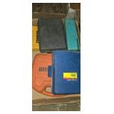 Gas pressure test kit, and bit sets,  missing