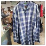 Boston traders xl tall flannel button up shirt