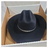 Renegade size 7.5 black cowboy hat new
