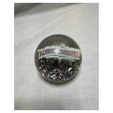 Vintage glass paperweight