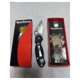 Spyderco lock blade pocket knife