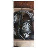 Steel braided cable, wrapped braided cable, small