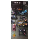 4 , R/C race cars 2 smaller and 2 medium sizes