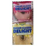 12- sugar glazed delight single serve donuts (6