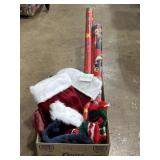 Christmas stockings & 2 rolls of Christmas