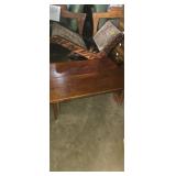 Small wooden footstool