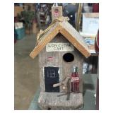 12 x 10 x 6" wooden Coca-Cola birdhouse