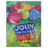 Case of 8- 6.5oz bags of jolly rancher sour