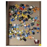 LEGO minifigures and parts