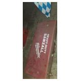 Milwaukee heavy duty sawall with blades and case