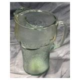Indiana glass 64-ounce Georgia green pebbled