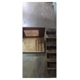 Wooden watch crystals box , and display shelf