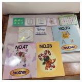 Brother embroidery cross-stitch cards