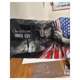 3 ft x 5 ft One Nation Under God flag