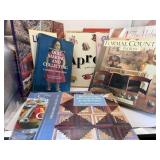 14 books some on quilting apron decorating