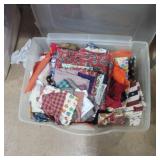 Assorted fabric with tote