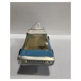 blue and white pressed steel Buddy L Police